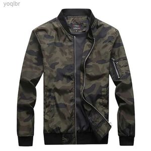 Men's Jackets M-7XL 2024 New Autumn Mens camouflage jacket Mens Coats camouflage bomber jacket Mens brand clothing jacket Plus size M-7XLL2404