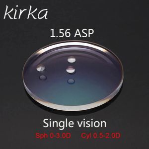 Filter Kirka 1.56 Index verschreibungspflichtige Brille Cyl02.0d Myopie Linse Klar Gläser hart kratzfestes astrisches optischer Frau Mann Objektiv