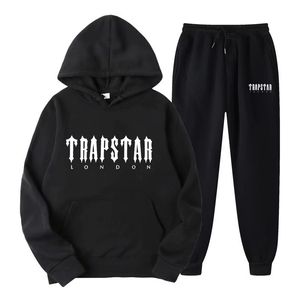 Mens Trapstar Tracksuit Designer Hoodie Sweat Shirts Sports Suit Mens Hoodies High Street Hooded Women Graphic Hoodie Långärmad huvtröja Jackorbyxor