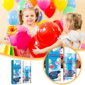 Balão de decoração de festa brilho spray limpo, sem aplicação rápida aprimorador de melhoria durada para aprimoramento decorativo Presente de aniversário