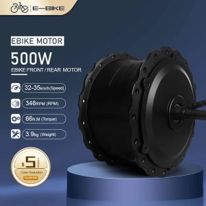 Part Ebike Motor 36V48V 500W Fat Tire Brushless Gear Front /Rear Hub Motor Wheel 4.0 Tyre For Snow Electric Bicycle Conversion Kit