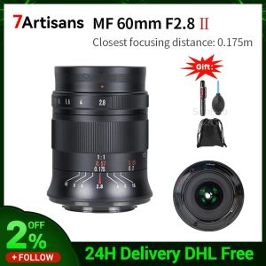 Filtros 7Artisans 60mm f2.8 II MF APSC RO LENS PARA SONY E NIKON Z FUJI XF CANON EFM CANON RF M4/3 Leica L Mount