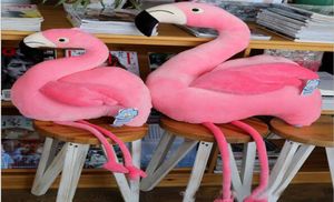 Duży rozmiar dziewczyna serc różowy Flamingo lalka urocza pluszowa zabawka sleka poduszka poduszki DLOUD Prezent 9928357