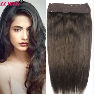 Peça Zzhair 100% Human Remy Hair Extensions 16 