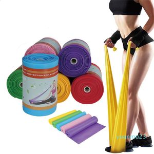 Fitness -Training -Widerstandsbänder Yoga Pilates Stretch Gummi -Training Ausbildung elastisches Pullseil 150cm15m Fitnesszubehör