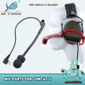 Tillbehör Z TAC Tactical Soffair Headphone Airsoft AccessoriesMilitary Microphone Noise Carbering Ztac Comta II Headset Pelto Accessory