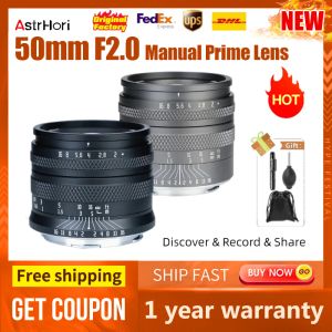 Filters Astrhori 50mm F2.0 Large Aperture Full Frame Manual Lens Compatible for Leica/panasonic Lmount Mirrorless Camera
