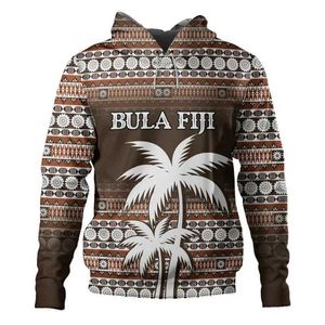 Herrtröjor tröjor 3d fiji självständighet 1970 tapa stil polynesiska tryck hoodies för män barn mode streetwear y2k toppar hooded tröjor 240424