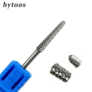 BITS HYTOOS CULICA CONE 18 mm Cuticolo pulito per trapano per unghie lunghe pezzi in carburo di macinatura rotante per macinatura a manicure fresate per fresatura manicure unghie Accessori