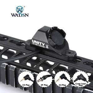 Luzes Tactical Hot Button Chave de pressão remota MLOK Keymod Rail SF M600 M300 Lanterna de arma para AirSoft DBala2 Switch de unidade