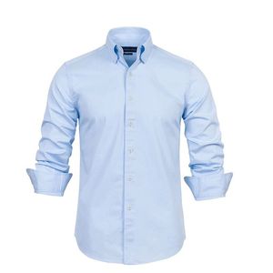 Herrenhemd -Shirt -Shirts Designer Mode Herren -Shirts Langarm Business Casual Brand Polo Spring Slim Shirt