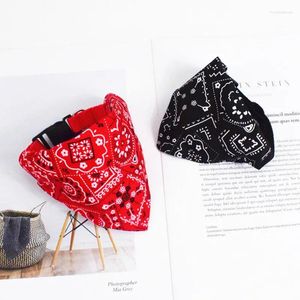 Dog Apparel Adjustable Triangular Bandage For Pet Cat Washable Scarf Bandana Collar Bibs Neck Decor Birthday Party Dress Up