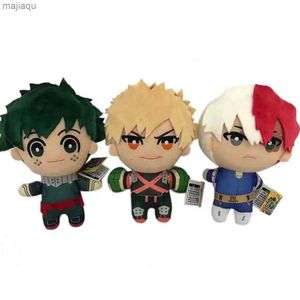 Bambole peluche 25 cm Anime Anime My Heroes Academy Phlust Toy Cartoon Izuku Midoriya Katsuki Bakugou Shouto Todoroki Pieno bambola per bambini Giftl2404