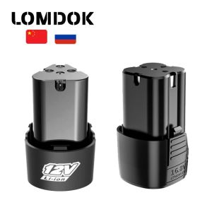 Batterie Batterie da 12 V Batteria di litio 18650 Accessori per utensili per alimentazione della batteria Lion per il cacciavite a corda da cacciavite a corda da 15,8 V Batteria per trapano elettrico