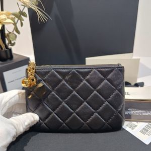 10a de alta qualidade com zíper Carteira de luxo de luxo titular de carteira mini carteira genuína couro gy com bolsa de caixa moda feminina mulher bolsa