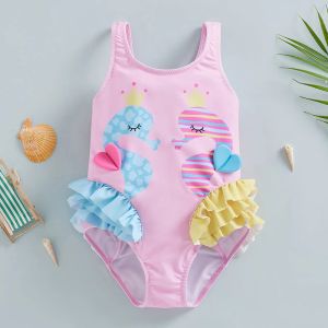 Swimwear Ma&Baby 18M6Y Toddler Infant Kid Baby Girls Swimsuit Ruffle Bow flamingo Swimwear Summer Beachwear Bathing Suit D01