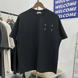 Modesport t-shirt varumärke siffra mönster tryck kort hylsa casual män kvinnor kläder hög kvalitet mjuka kläder 240416