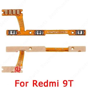 Cables For Xiaomi Redmi 9T Mute Switch Key Power On Off Volume Side Button Repair Replacement Original Flex Cable Spare Parts