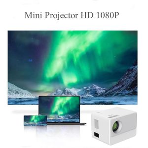 2.4g/5g Projector Multimedia Display, HD 1080p Mini Movie Projector para sala de aula, jogo, sala de estar, festa de casamento portátil de projeção de vídeo em home theater