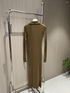 Casual Dresses Long Dress Fashion Personality Temperament Simple Comfortable Versatile 2024 Fall And Winter 1116