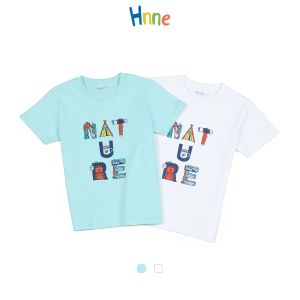 Tees hnne 2022 estate nuove magliette da stampa da lettere cartoni animati 100% cotone traspirato per bambini unisex ragazzi tshirt da ragazze hk210425