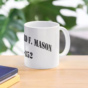 USS Leonard F. Mason DD-852 Ships Store Coffee Mug Pottery Cups Set Kawaii Cup 240418