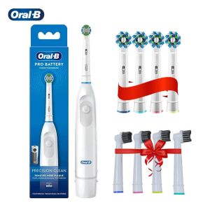 Heads Oral B DB5010 Electric Tooth Brush Rotation Whitening Tandborste Batteri drivs med extra 8 st.