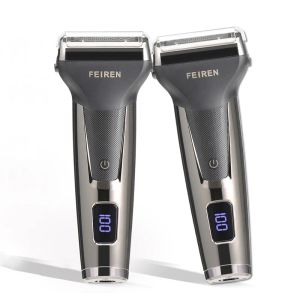 Shavers Electric Shaver Herren -Digital -Display USB -DOUPPLADE ELECTION ELEKTRISCHE ELECTION ELECOR SET -LED -Display