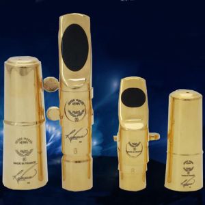 Saxophone New MFC Professional Tenor Soprano Alto Saxophone Metal Mouthpiece R54 Gold Plating Sax Mouth Pieces Accessories Size 5 6 7 8 9