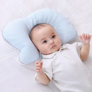 Pillows Children's Stereotyped Pillow Newborn Baby Comfort Sleep Artifact Corrects Head Shape Travesseiro Cotton Appease Pillows