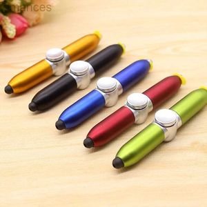 Dekompression Spielzeug Multifunktion Gyroscope Stifte Dekompression Spielzeug Gyro Spinner Light Fidget Toy Pen mit Erleichterung Stress LED FINGER FINGER BAGNOI D240424