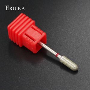 Биты Eruika 1pc Diamond Nail Drill Гладкий цилиндр.