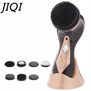 Equipment JIQI Shoe Shine Polisher Electric Mini Handheld Portable Leather Polishing Machine Automatic Shoes Cleaning Brush Cleaner EU US