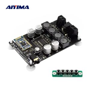Amplifikatör AIYIMA TPA3118 Bluetooth Amplifikatör Sesli Kart 2x30W Stereo Amplifikasyon Güç Amplifikatörü Aux Destek Seri bağlantı noktası Değişiklik Ad Parola