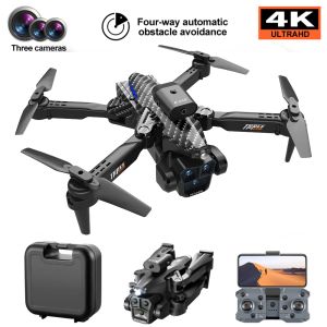 Drönare K10MAX/E88PRO DRON 4K Professionell Aerial Photography Three Camera HD Wide Angle Hinder Undvikande RC Quadcopter FPV Drone Toys