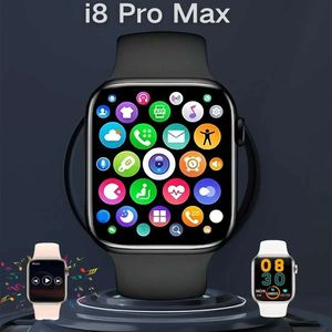 2024 I8 Pro Max Smart Watch Answer Call Music Player Health Sport Bracelet Fitness Tracker Custom Dial Smartwatch Women Men Gif