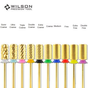 Bits WILSON 6.6mm Large Barrel Chamfer Nail Drill Bits tools nails accessory Manicure ToolHot Sale Free Shipping