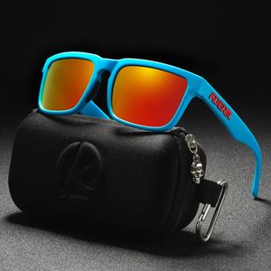KDEAM Original Design Men Polarized Sunglasses Summer Beach Square Sun Glasses Fashion Shades UV400 Lens 240414