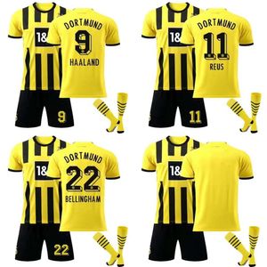 قمصان كرة القدم للرجال ، 22-23 Multi T Jersey Home 9 Harland 22 Bellingham vers Kids '+Socks