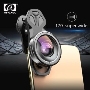 Объектив Apexel Optic Phone Lens HD 170 градусов супер широкоугольные линзы оптические линзы для iPhoneX XS Max Xiaomi All смартфон
