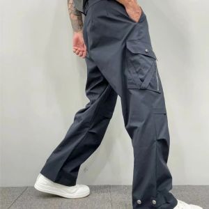 Spodnie 2023ss Najlepsza jakość BV Casual Pants TrackSUITS Drespants wentylacja zamek błyskawicznych