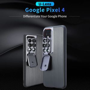 Filtry Ulanzi Uens Telefon Case z 6 w 1 obiektyw wielu dla Google Pixel 4 Pixel 4xl10x 20x makro/podwójny/szeroki kąt/soczewka Fisheye