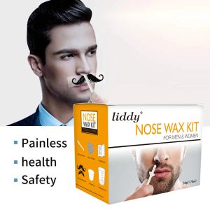 Trimmer 50g Nose Ear Hair Removal Wax Kit Painless Easy Mens Nasal Fast Effective Heatresistant Cup Paper Cup Wax Stick Waxing TSLM1