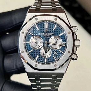 Designer orologio orologi meccanici automatici di lusso di 98 uomini 26331 ° orologio da polso a piastra blu panda