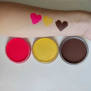 U17B Body Paint 30G Professional Water-Based Facial Målning Barn Face och kroppsmålning Specialeffekter Makeup Stage Makeup Color Palette D240424