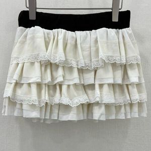 Saias Moda de moda Mini vestido feminino Mini camada original Bolo de luxo Salia de luxo doce e picante tendência
