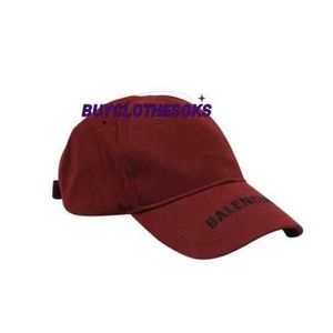 Lüks şapkalar moda tasarımcı kapaklar kadın erkekler işlemeli beyzbol şapkası blnciaga erkek beyzbol şapkası büyük 59cm bordo kırmızı siyah logo ayarlanabilir şapka wl