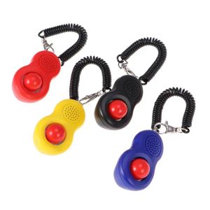 Clickers 4pcs Pet Cat Dog Training Clicker Kit Exklusives Training Humanized Scientific Professional Design Pet Tool Set mit Armbandband