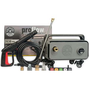 Caras químicos eqp408 Proflow Performance Electric Pressher Washer - 145amp, 20-30mA XPS, 17.7gpm - Inclui 5 dicas de QC de gama completa - Limpe carros, pátios, calçadas