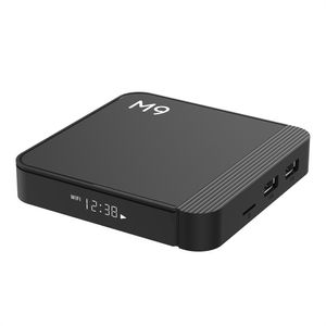 M9 ATV OS TV Box Amlogic S905Y4 Quad Core 2,4G 5G 2GB 16GB 4GB 32GB 4K H.265 BT Voice Remote